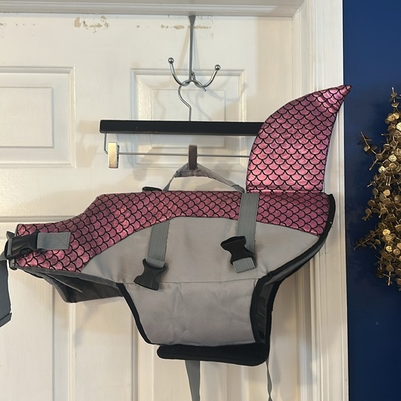 Dogs Purple & Gray Fin Lifejacket With High Buoyancy Size XL - Picture 3 of 7